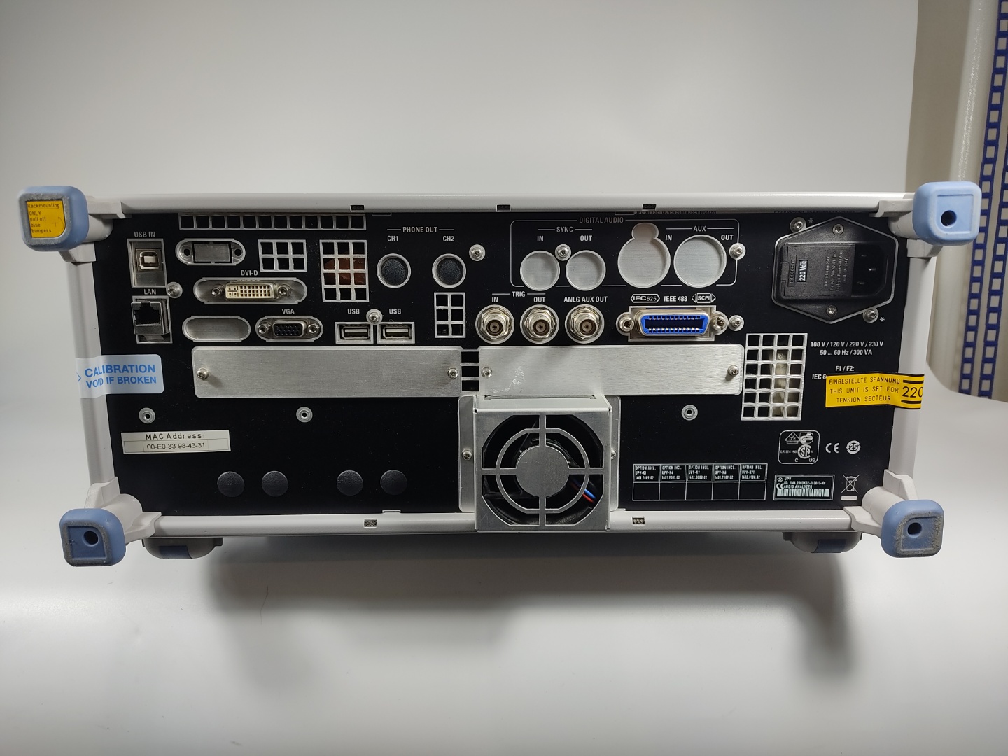 Rohde Schwarz/Audio Analyzer/UPV/K1/K4/K9/K61/K63/K91/K9102